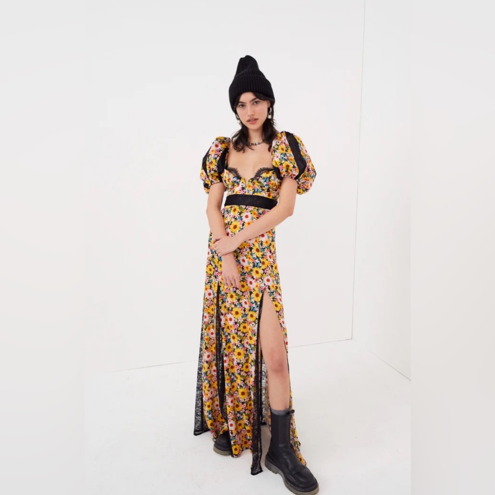 For Love & Lemons Sylvia Maxi Dress